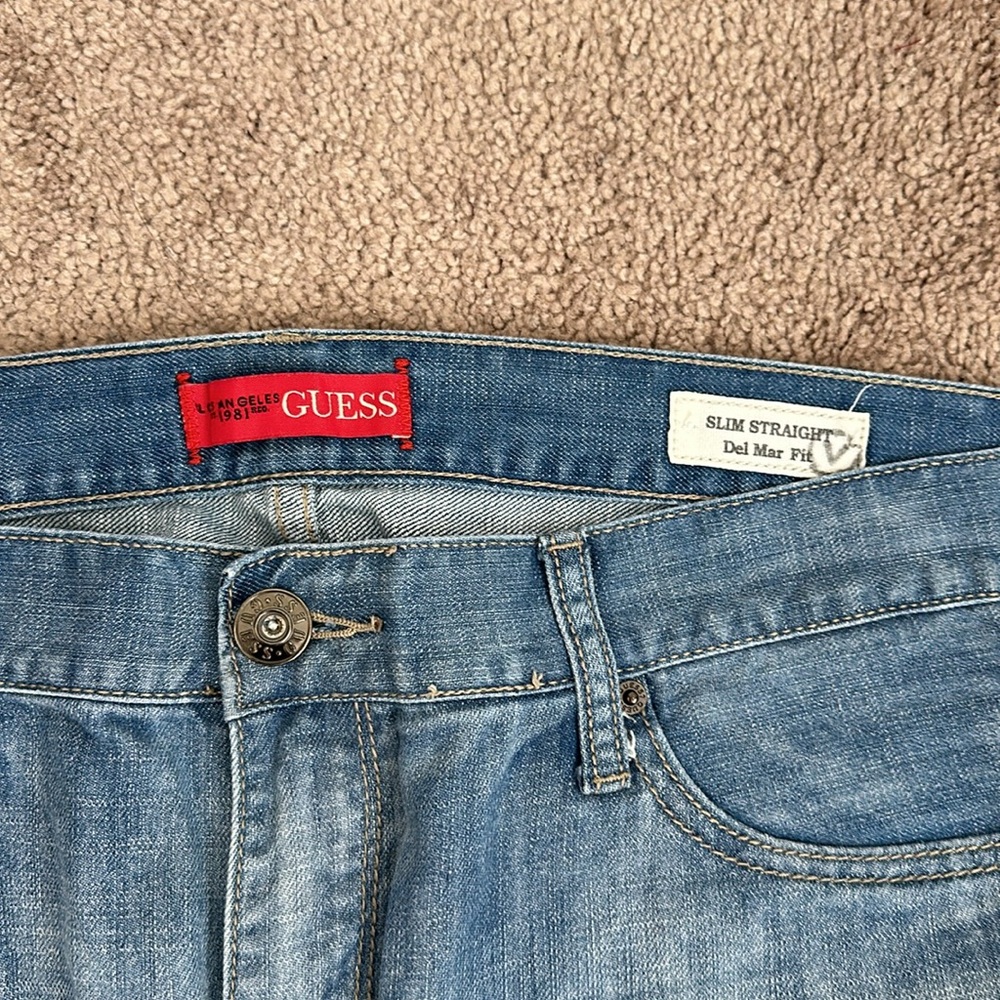 Guess slim straight jeans 36/30 - Picture 2 of 3